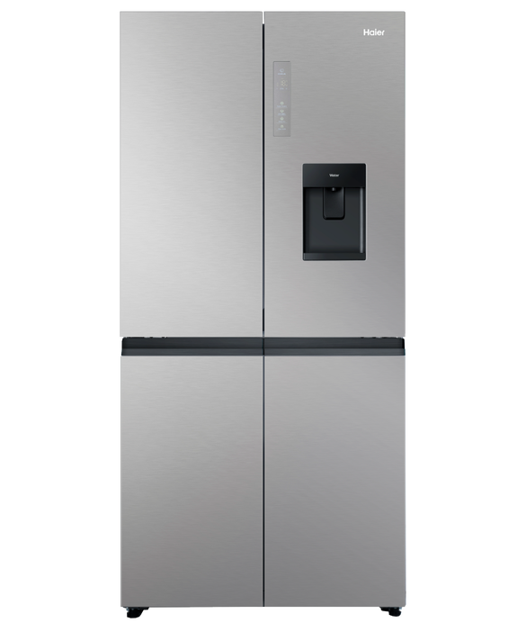 Quad Door Refrigerator Freezer, 83cm, 507L, Ice & Water, pdp